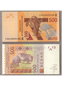 SENEGAL (W.A.S.) 500 Francs 2013